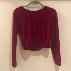 Red Zara long sleeve